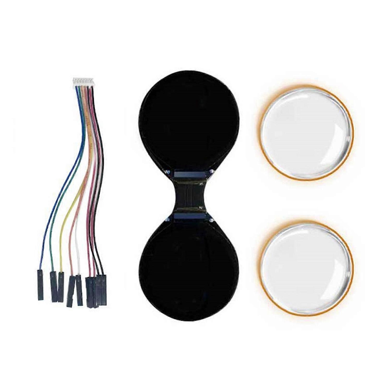 Miniature 0.71" Round LCD Display Double EYE Screen For Wearables And Electronics, Easy Integration Multicolor