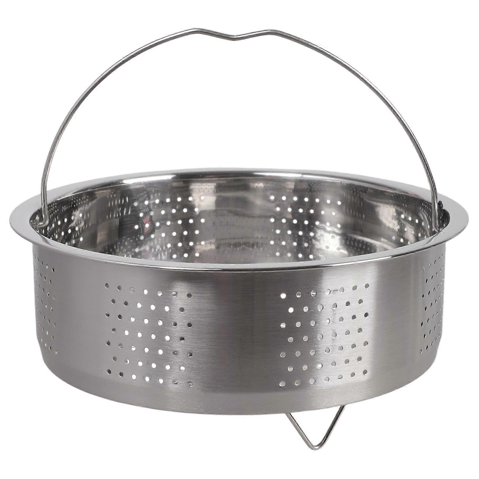 Steamer Basket for Stainless Steel Strainer Insert Mesh Steamer Basket Accessories Mesh Net Strainer Basket with Handle Multicolor