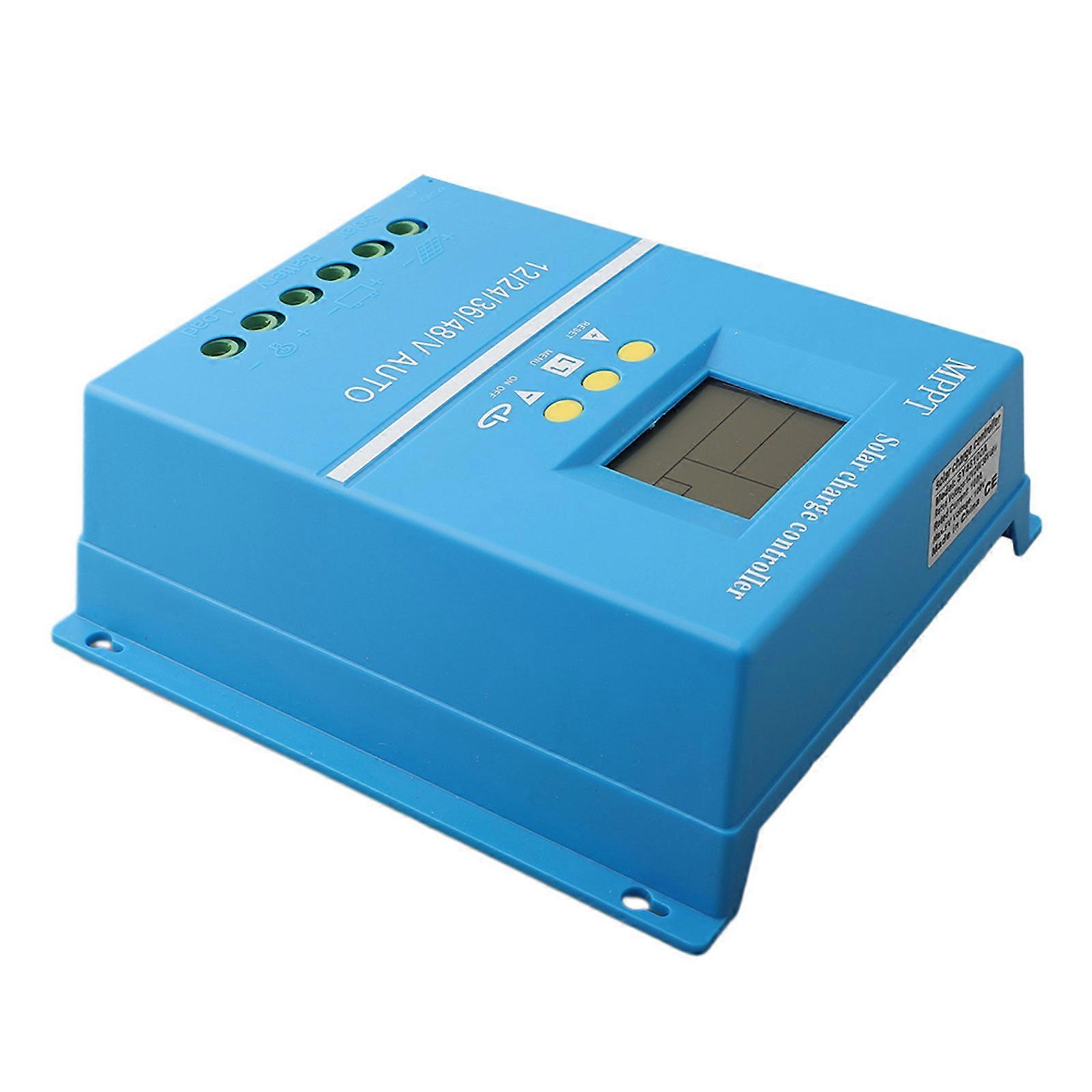 Auto Solar Panel Chargers Regulator 100/80/150/200A MPPT Solar Charge Controller With LCD Display Efficient Charging Multicolor