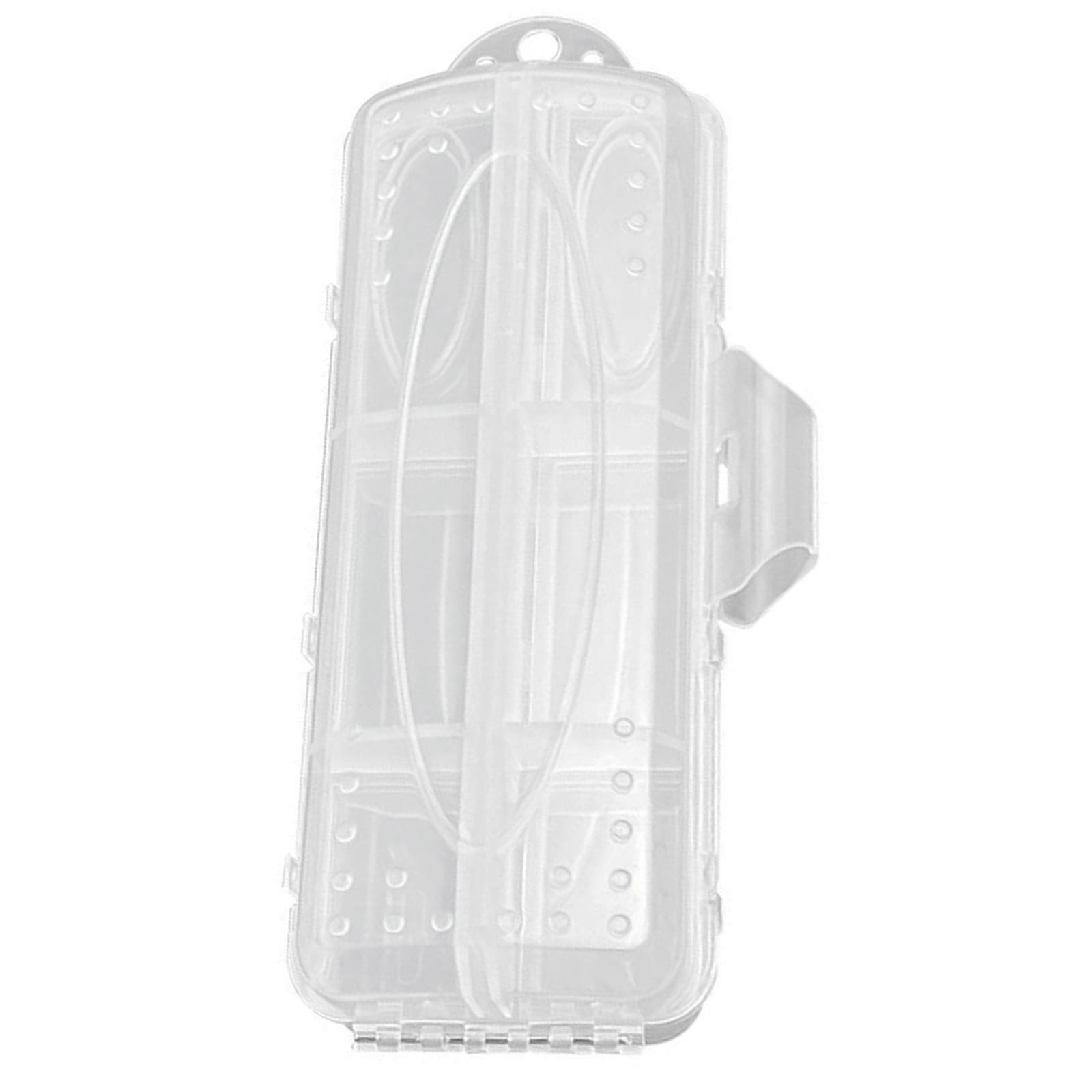 صندوق أدوات الصيد في الهواء الطلق صندوق معالجة الصيد المحمول أداة الصيد الطعوم الطعم مربع الطعوم على الوجهين الطعوم الاغراء المنظمين الأبيض