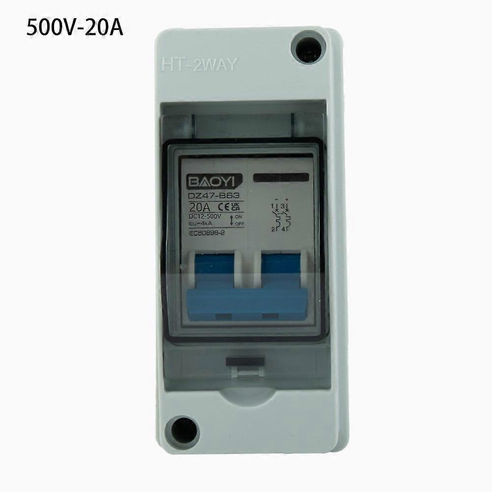 Mosiee Solar photovoltaic cell combiner box DC circuit breaker switch with junction box