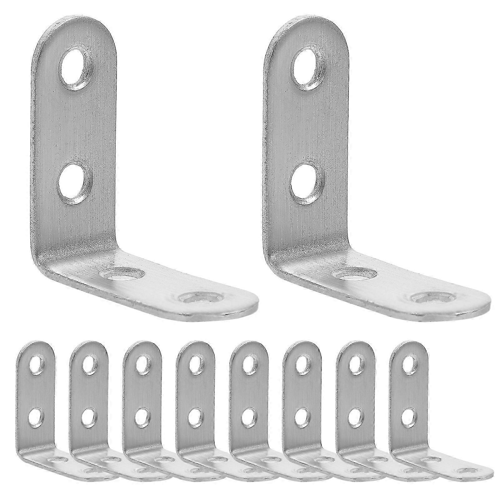 10pcs 90 Degree Corner Brace Corner Brackets Small Shelf Brackets Right Angle Brackets