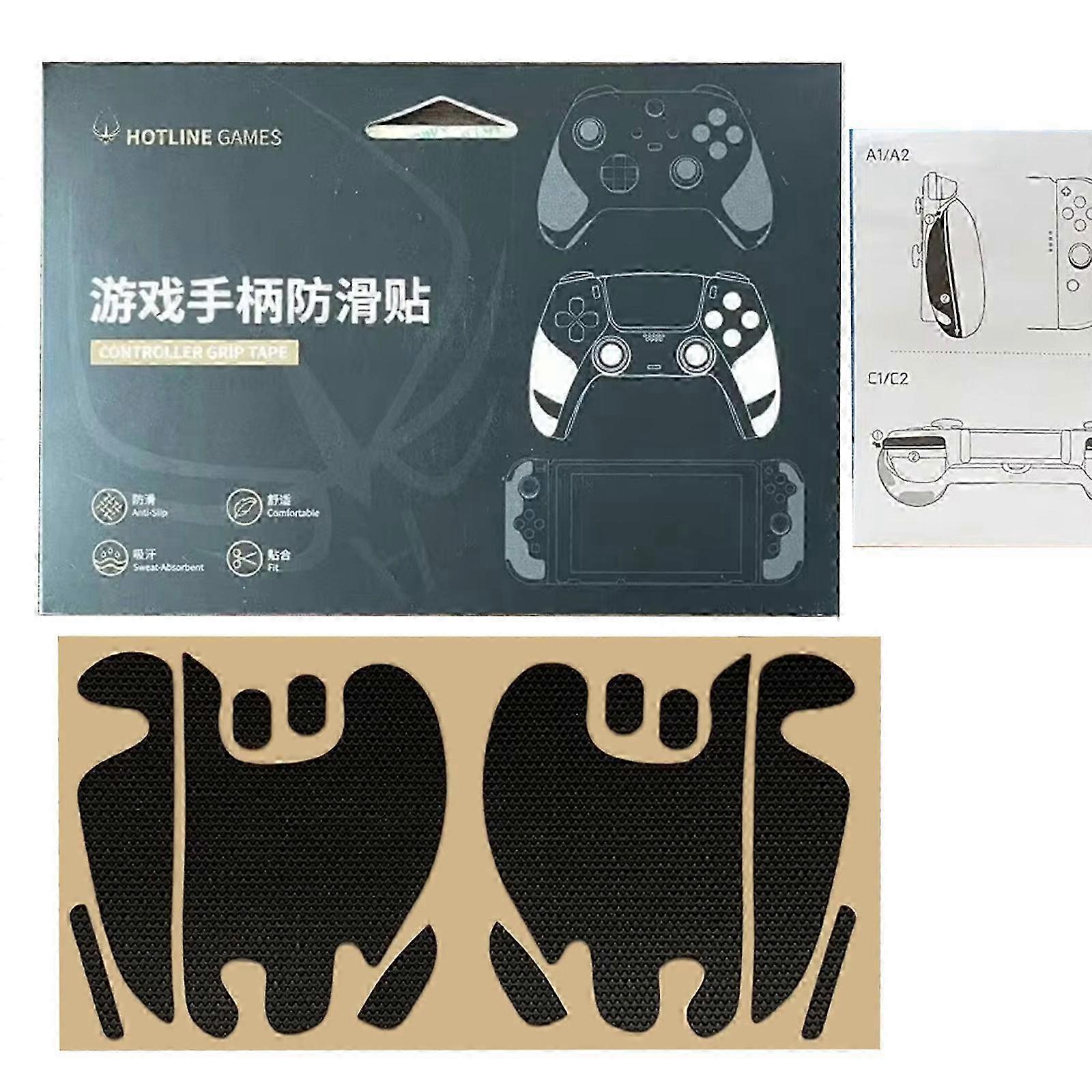 Ergonomic not Slip Silicone Grip Comfortable Gaming Handle Attachment with Anti Slip Texture Game Spare Part for Games