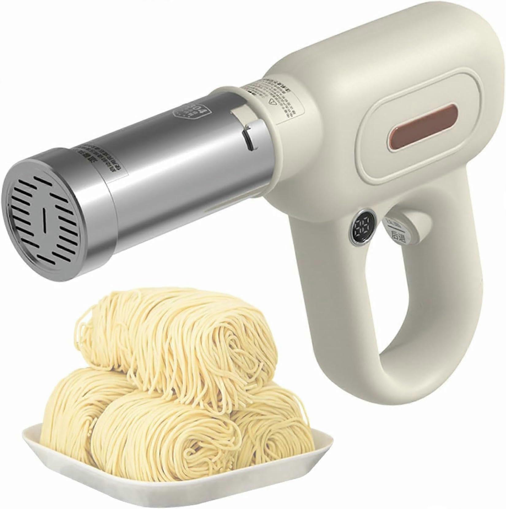 Electric Pasta Maker 5in1 Cordless Automatic Noodle Maker with Shaping Molds for Homemade Pasta