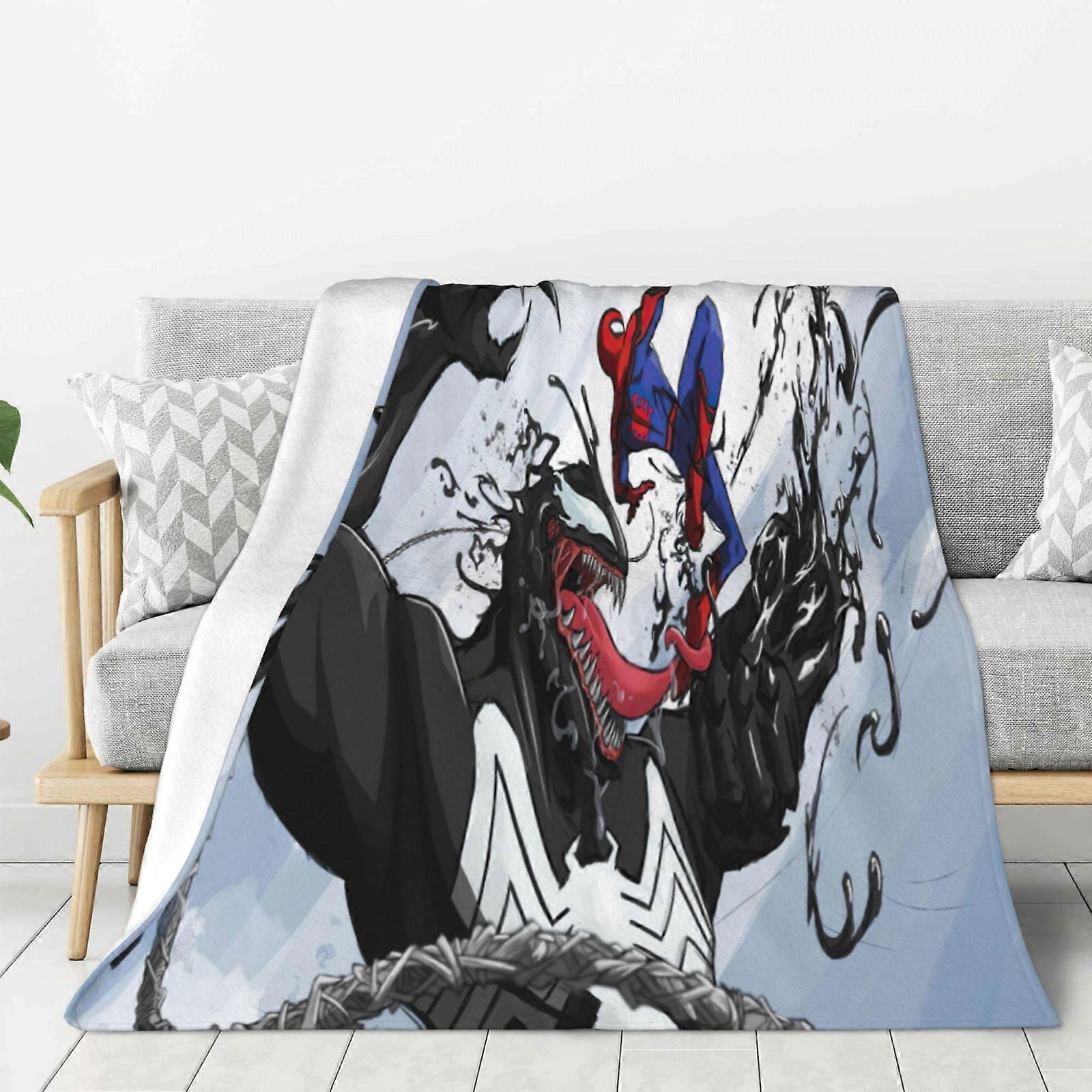 스파이더맨 플리스 담요, 매우 부드러운 아늑한 담요, 어린이 침구 특징 - 매우 부드러운 50"X40"