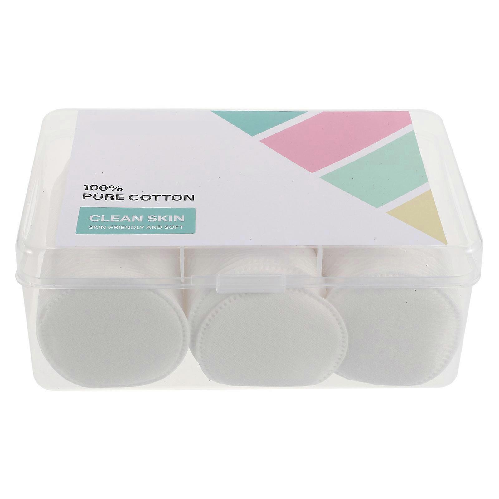 Cotton Makeup Pads for Face Triple Layer 1 Box Disposable Remover Rounds