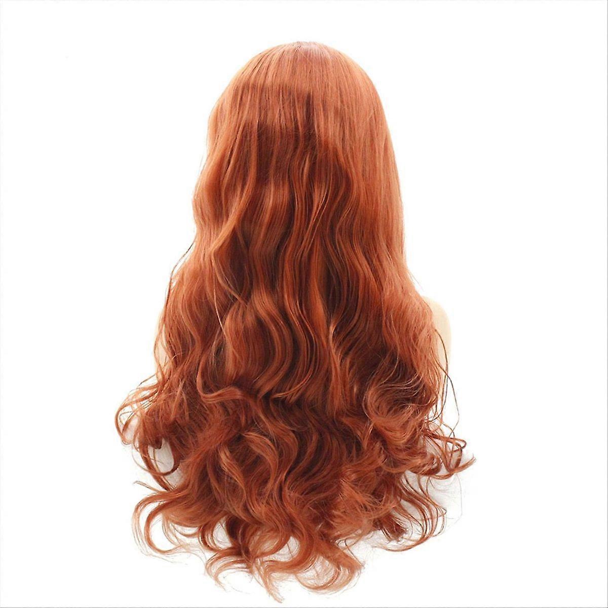20 polegadas Lace Front Kinky Straight-Human Hair Feeling Peruca sintética
