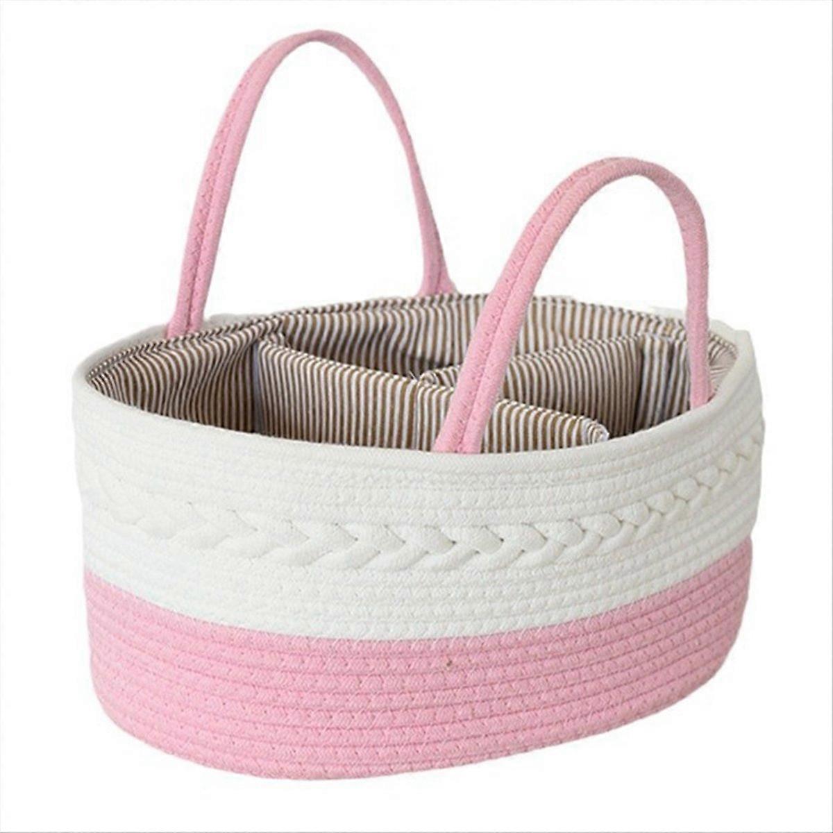 Maternal and Infant Storage Basket Compartment Diaper Storage Bag D
