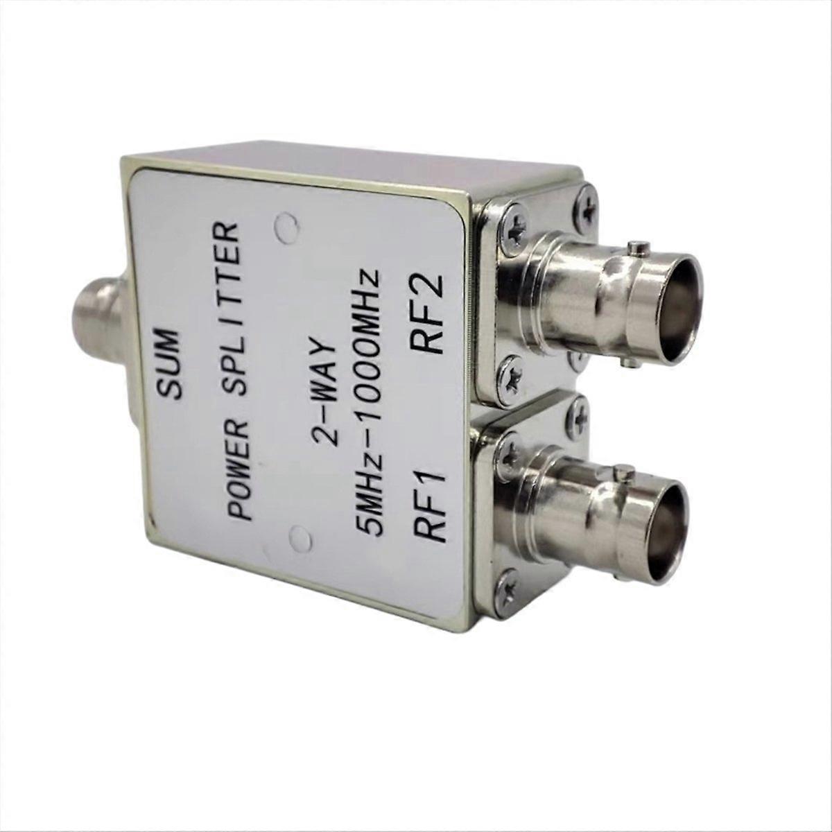 5MHz-1000MHz RF Power Splitter 1 to 2 Power Divider Combiner BNC