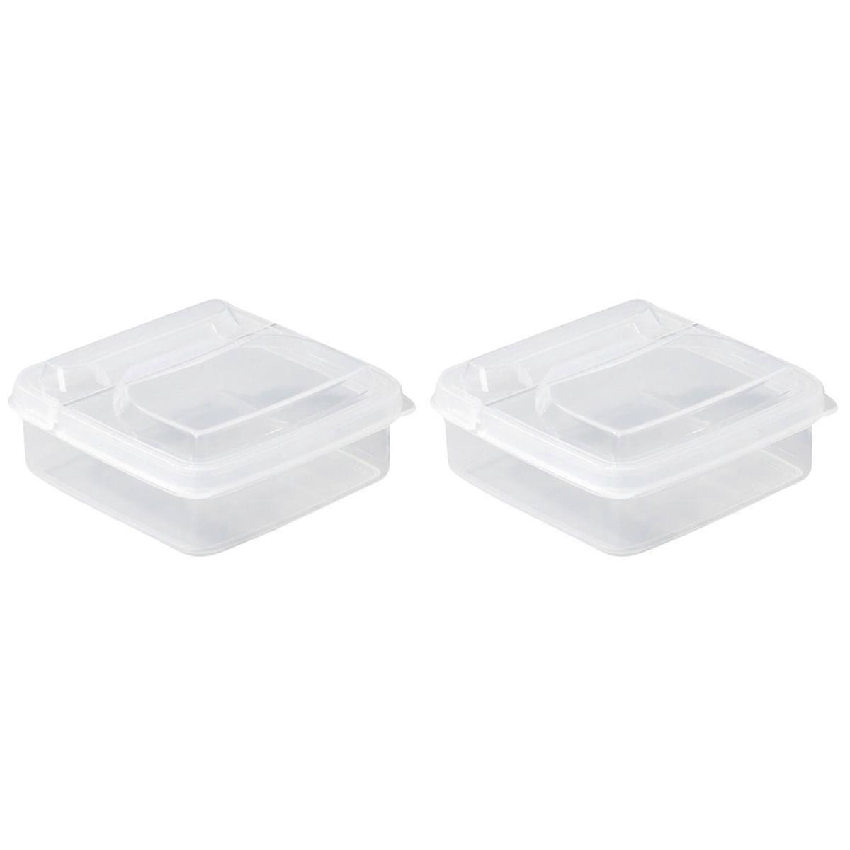 Cheezits Box Kitchen Organization Cheese Slice Storage Container Containers Butter Pp 2 Pack