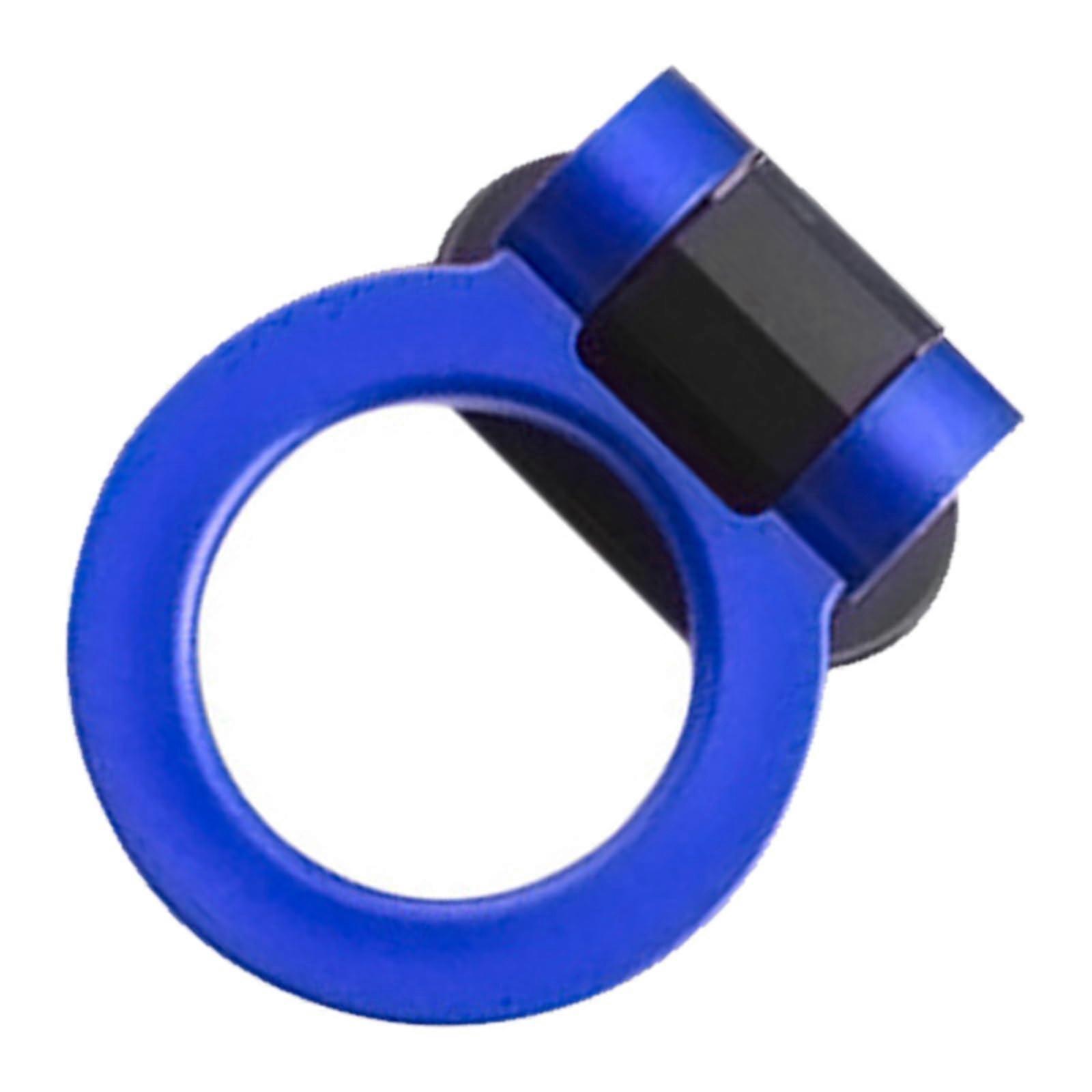 ABS Front Bumper Trailer Tow Hook Blue, Secure Towing Support, Quick SnapOn Installation