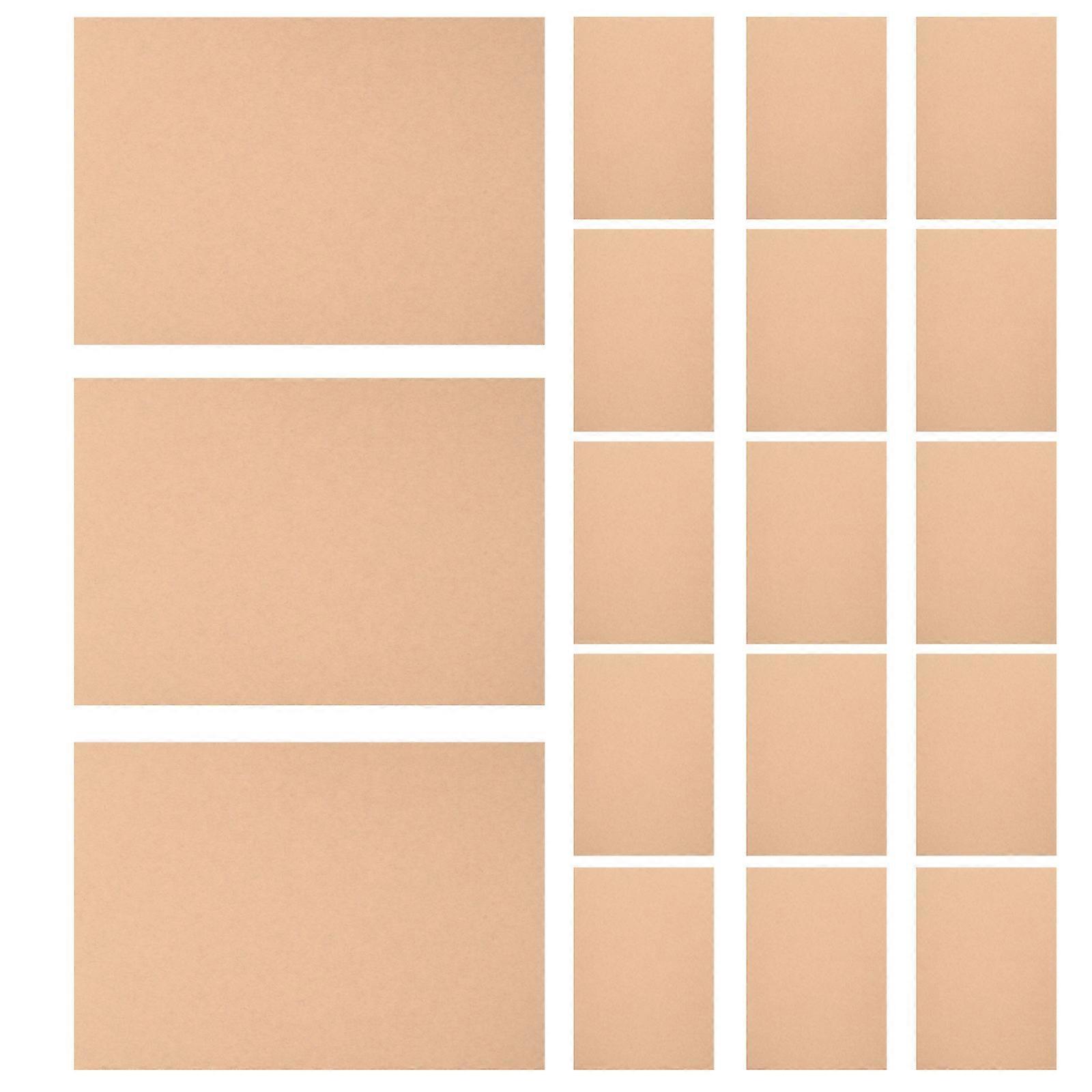 Yellow Kraft Paper Printable Labels for Printing 100Sheet Sheets