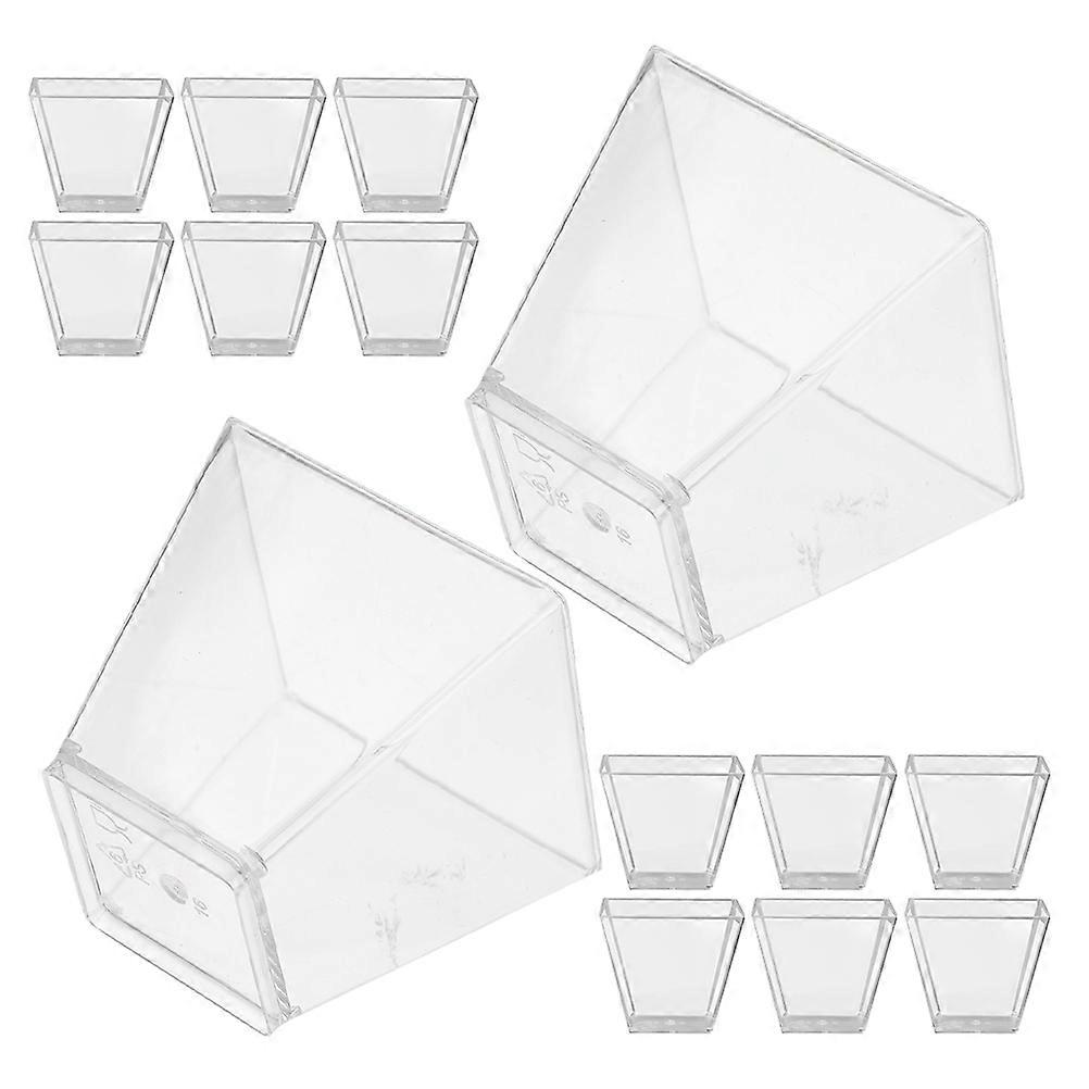 Dessert Cup Transparent Dessert Cup for Containing Use Bulk 80Pcs