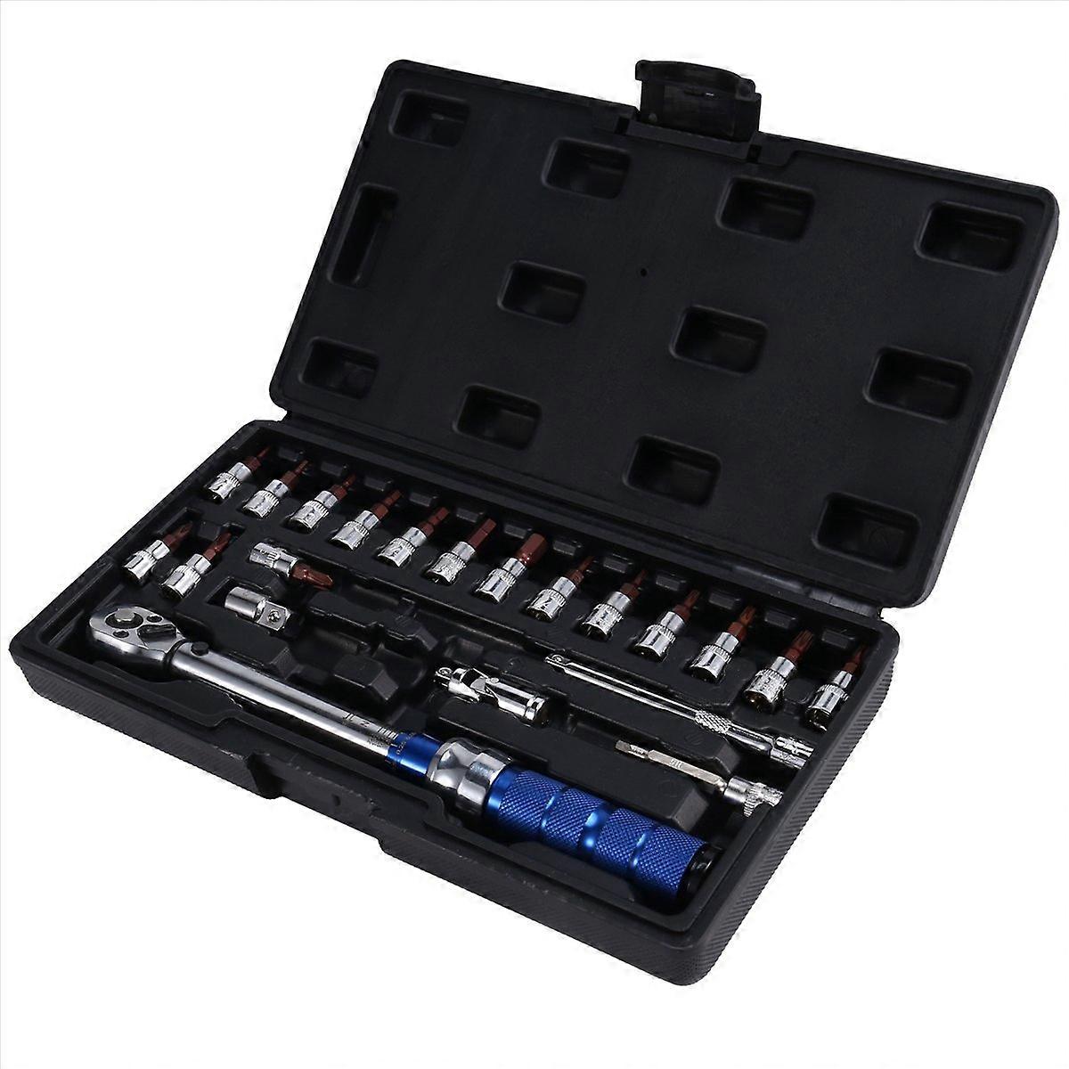 Bike Torque Wrench Socket Spanner Set Cycling Tool Bicycle Repair Kit