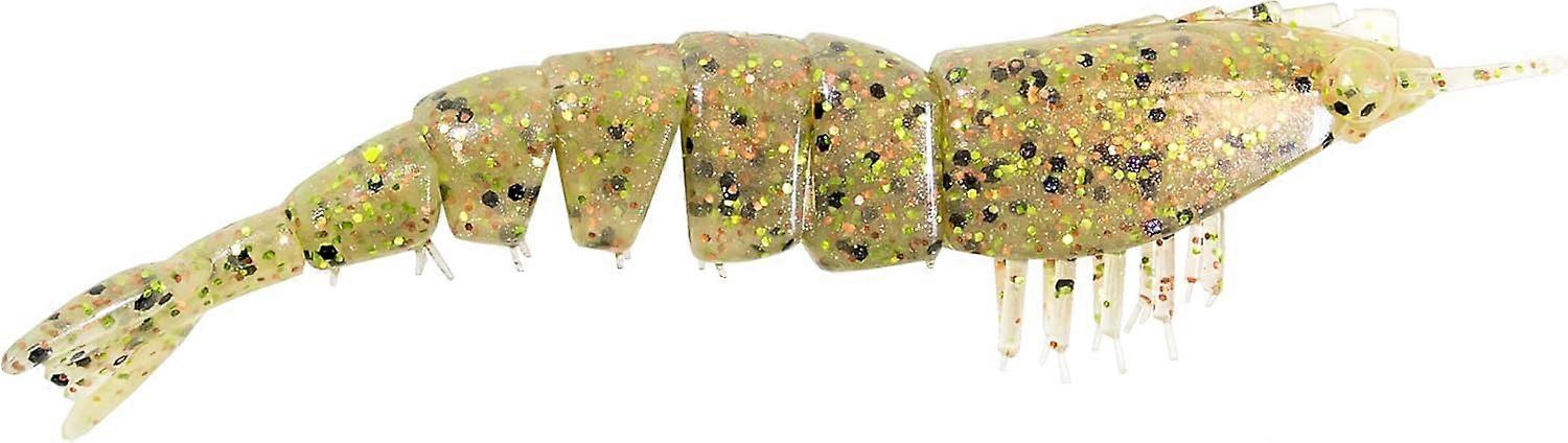 EZSU-243PK4  Unrigged 3.5" Greasy Prawn 4 Pack Multi One Size