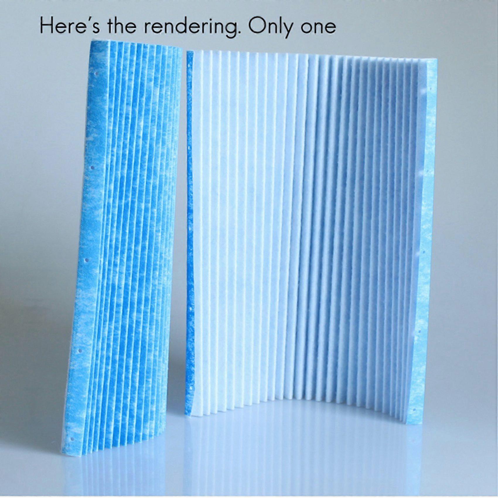 2X Suitable for Daikin Air Purifier Filter Screen Mc70Kmv2 Mck57Lmv2 Bac006A4C Pleated Filter Element