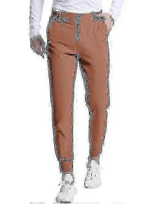 Men's Stretch Golf Pants with Side Pockets - Comfortable Joggers