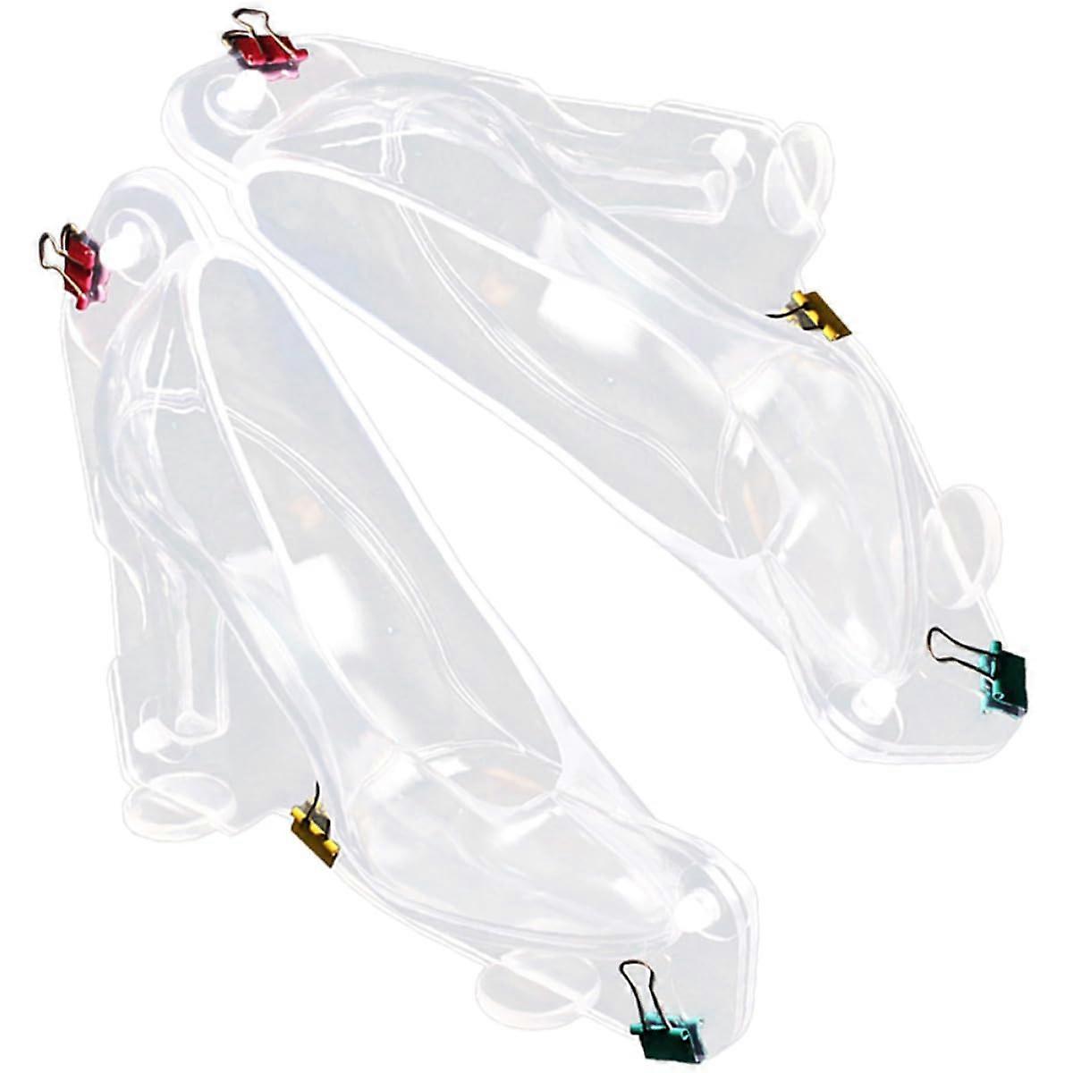 Chocolate Candy Mold  Heel Shoe Shape 2Pcs Reusable Clear Plastic for DIY Homemade Candy
