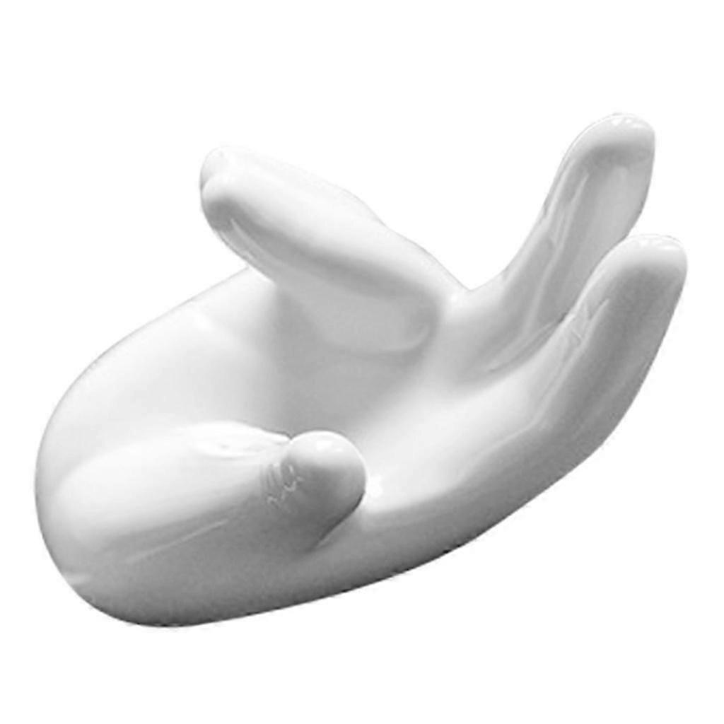 6/12 Hole Ocarina Display Stand White Ceramic Holder