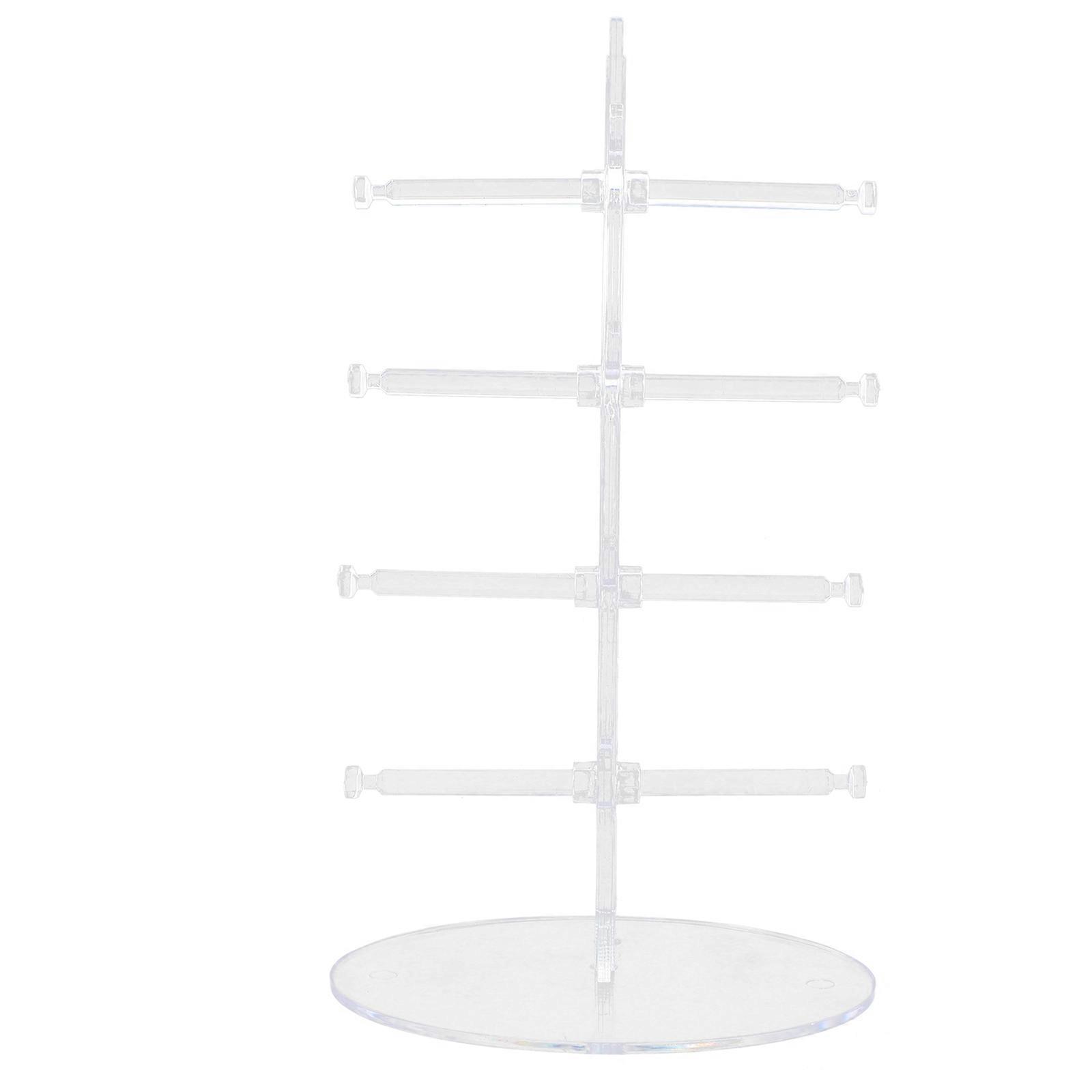 Glasses Holder 5 Sets Detachable Storage Solution For Everyday Glasses Transparent Design Rectangular