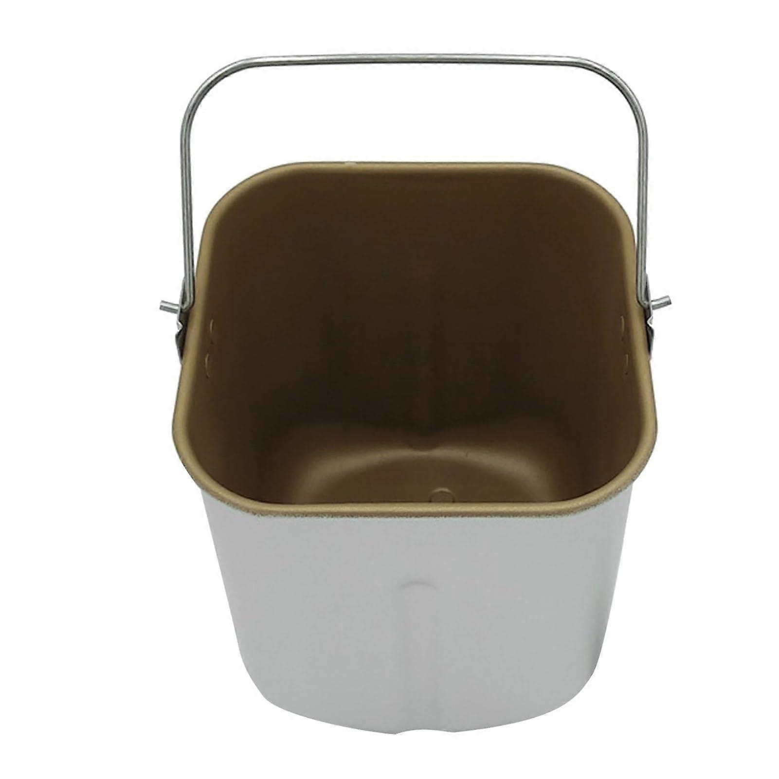 Bread Maker Replacement Pan Nonstick Aluminum Alloy Inner Bucket for Uniform Baking