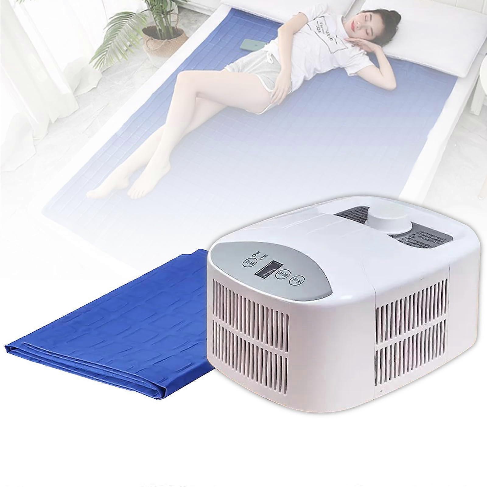 Cooling Mattress Pad with Semiconductor Technology, Adjustable Bed Cooling System for Summer Sleep, 160x140cm