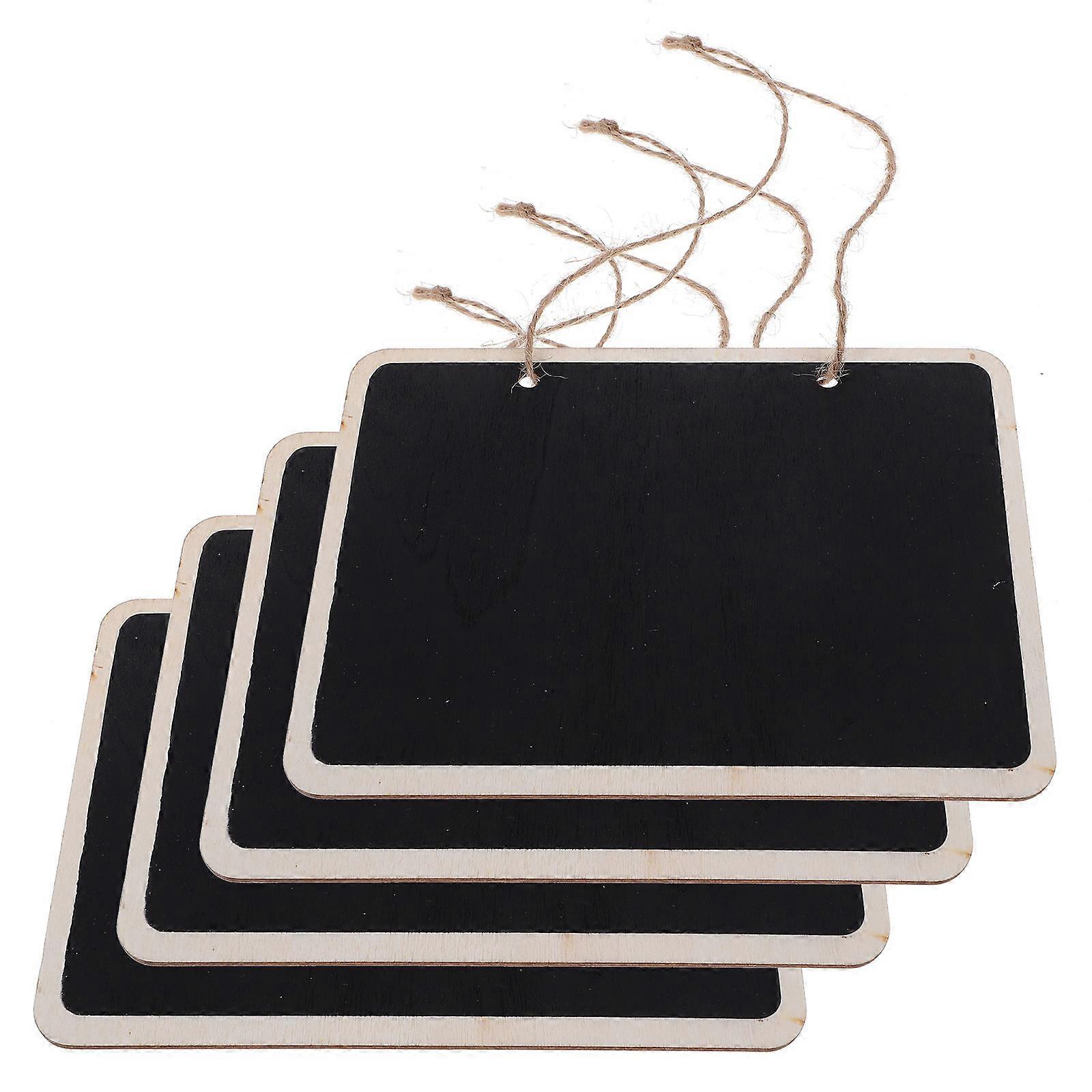 Mini Chalkboard Signs Blackboards Hanging for 4Pcs Table Number Tags