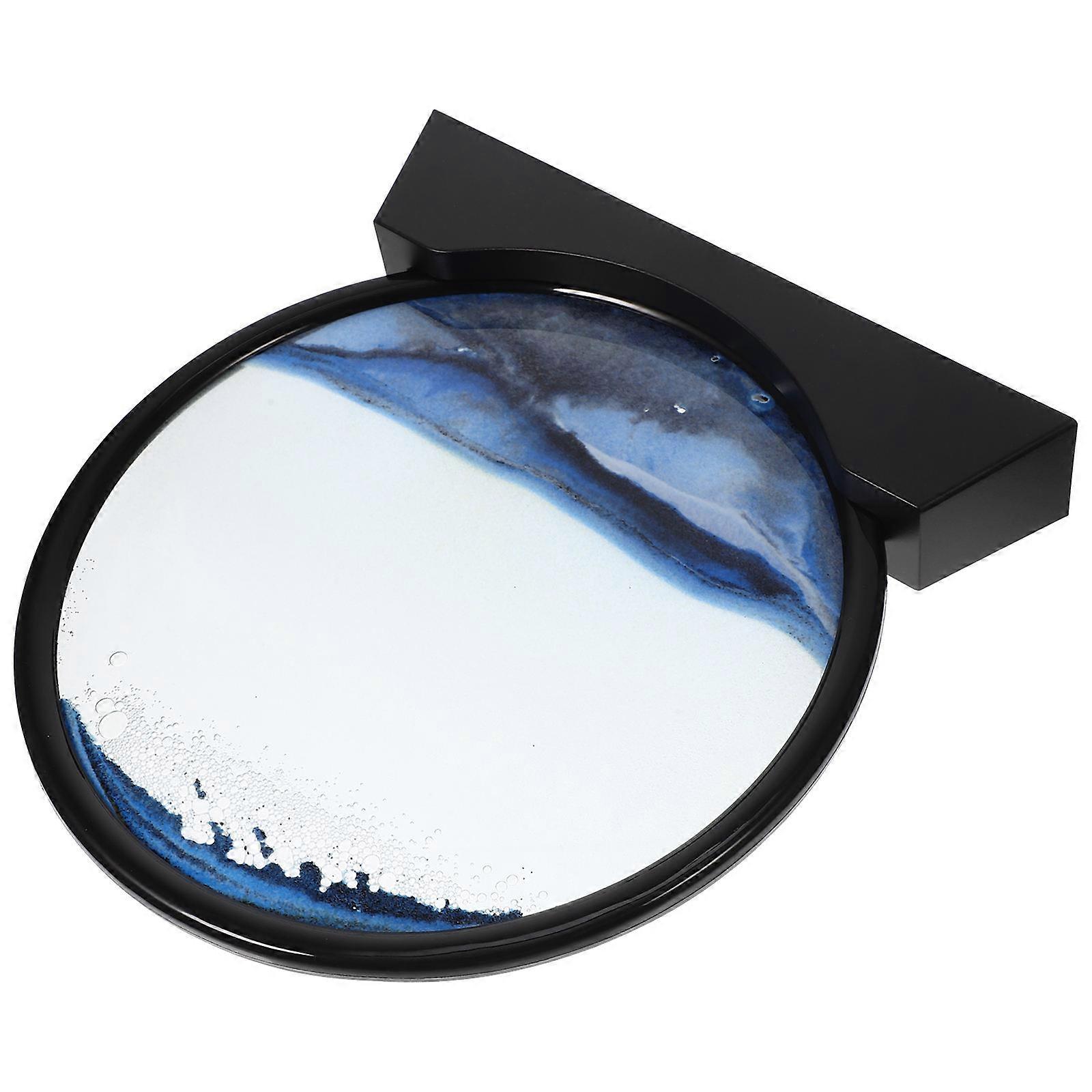 Dynamic Liquid Sand Sand Artware For Home Office Decor Blue Rectangular Decorative 1Set