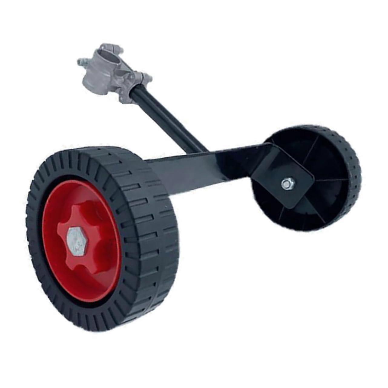 Lawn Mower Wheel Replacement with Durable Support Frame for Push Mowers and String Trimmers
