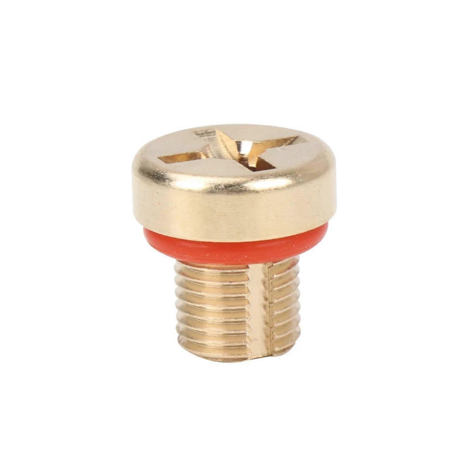 Radiator Bleeder Screw Brass for BMW E36 E39 E46 E53 Coolant Expansion Tank Replacement