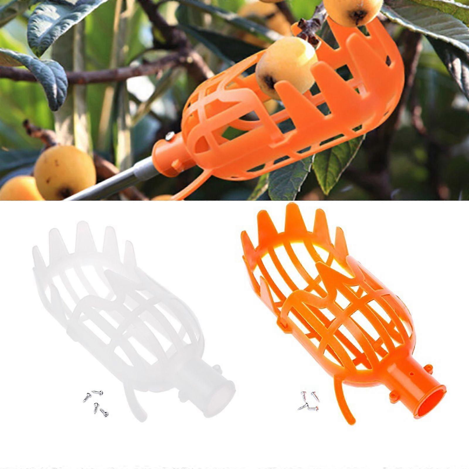 Garden Basket Fruit Picker Head Multi-Color Plastic Fruit Picking Tool