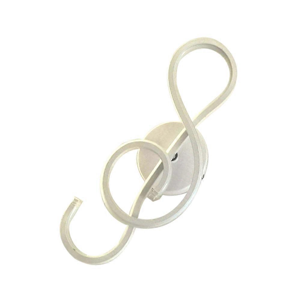 Creative LED Wall Lamp Musical Note Design for Lighting 22W White Lamp