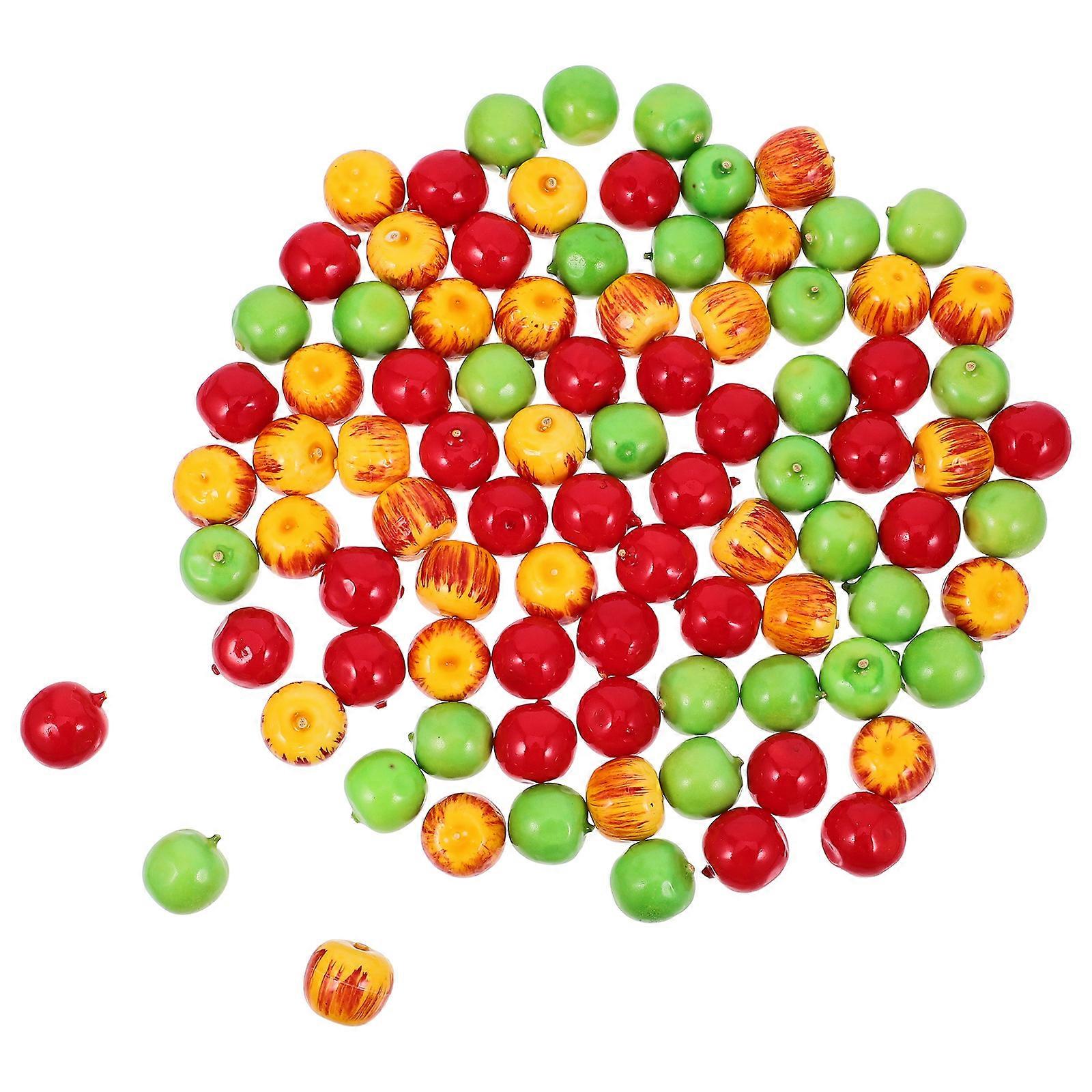 Decorative Foams for Decor with 90Pcs Artificial Fruit Models