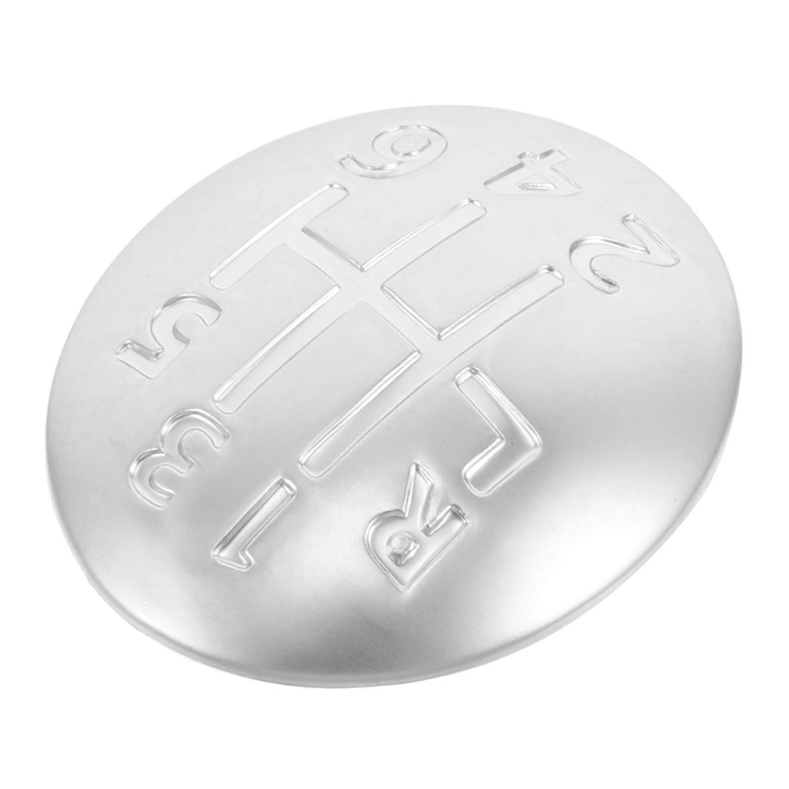 Universal Car Gear Shift Knob Cover Manual Shift Protector Silver