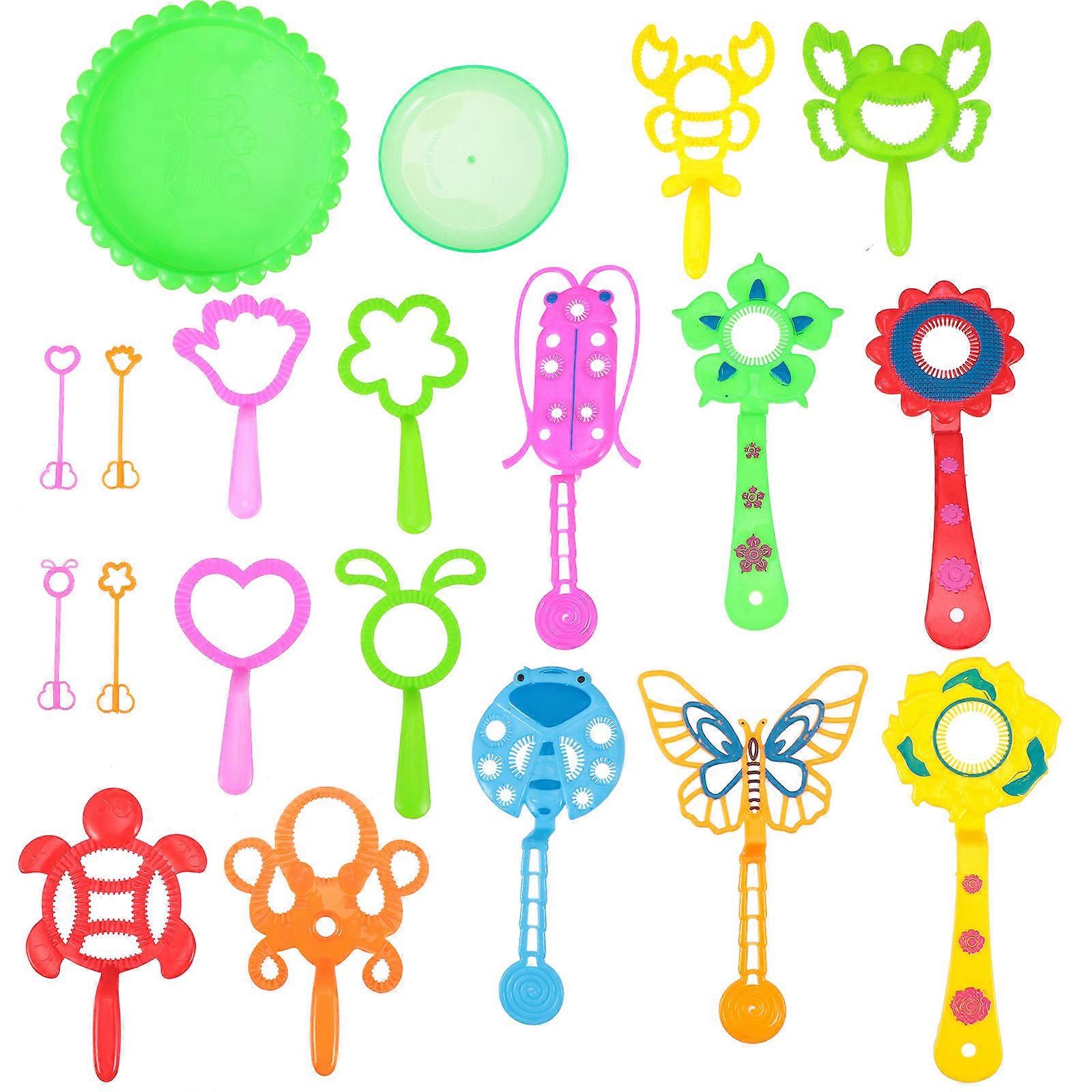 Bubble Wand Set with Colorful Bubble Outside 3Sets