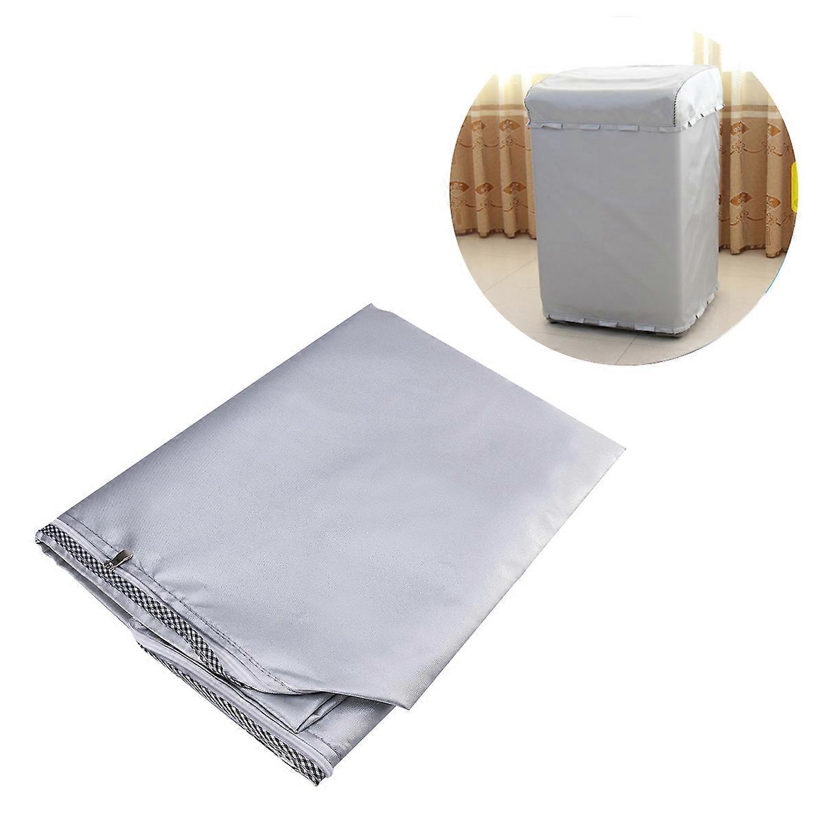 Top-Load Washer Cover Waterproof Protector for 2Pcs Silver Washing Machine