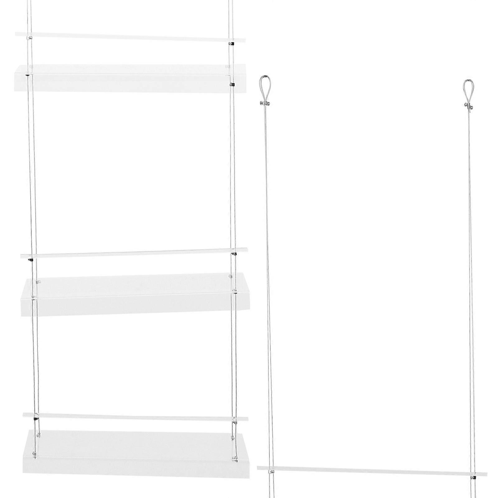 Transparent Acrylic Hanging Rack Plant Stand Indoor for Window Use