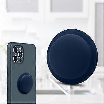 Stick on Cover Soft Silicone Protective Case for Apple AirTags 2021 - Dark Blue