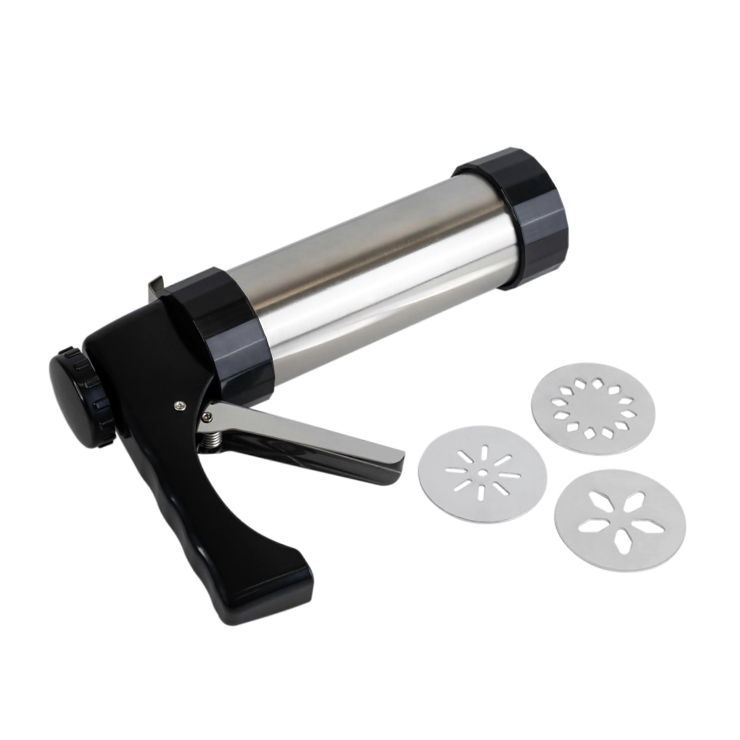 Churro Maker and Cookie Press Set, 2 in 1 Design with 3 Shaping Options, Dishwasher Safe