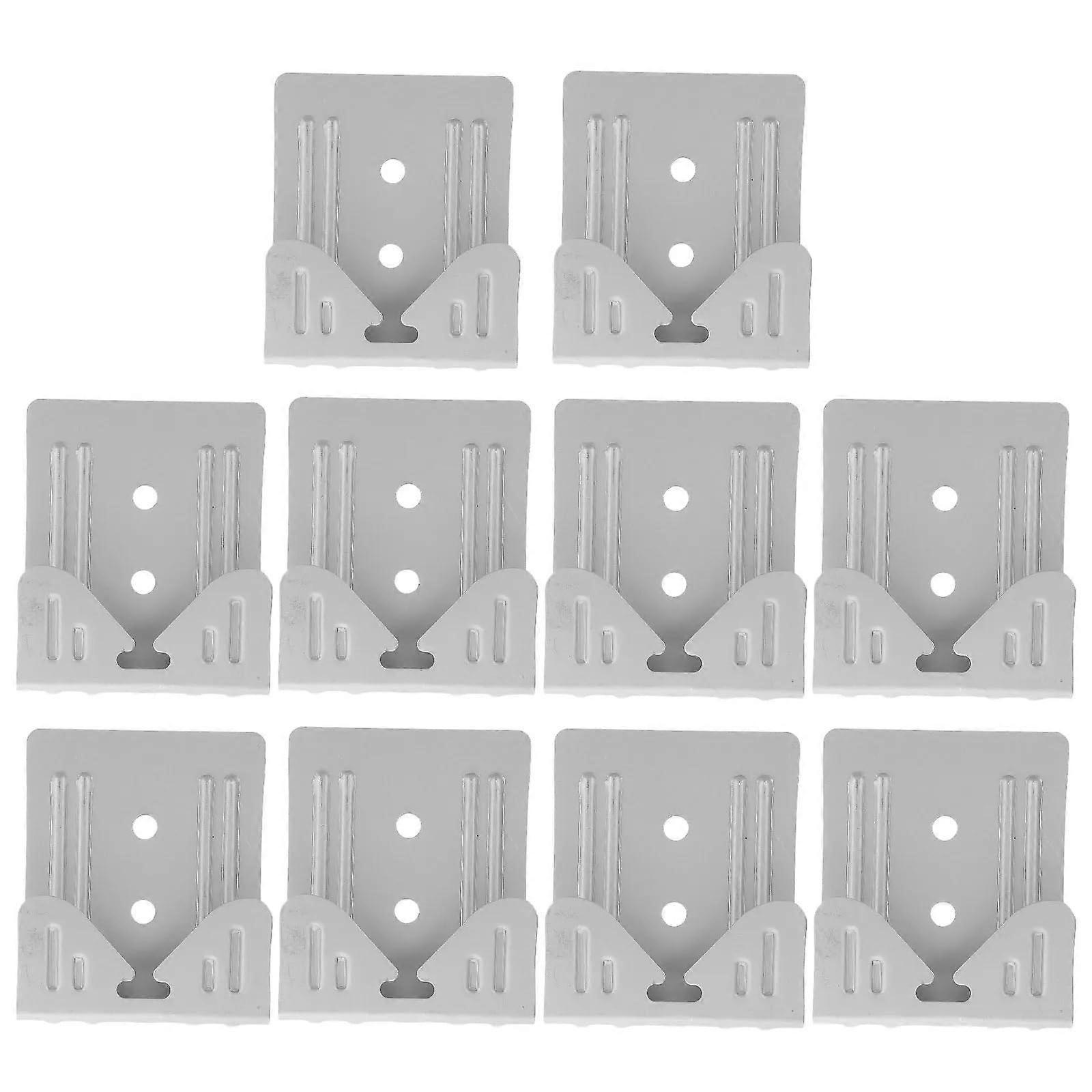 Mirror Mounting Clips 20pcs Frameless Bathroom Mirror Hanging Kit with Secure Wall Mounting