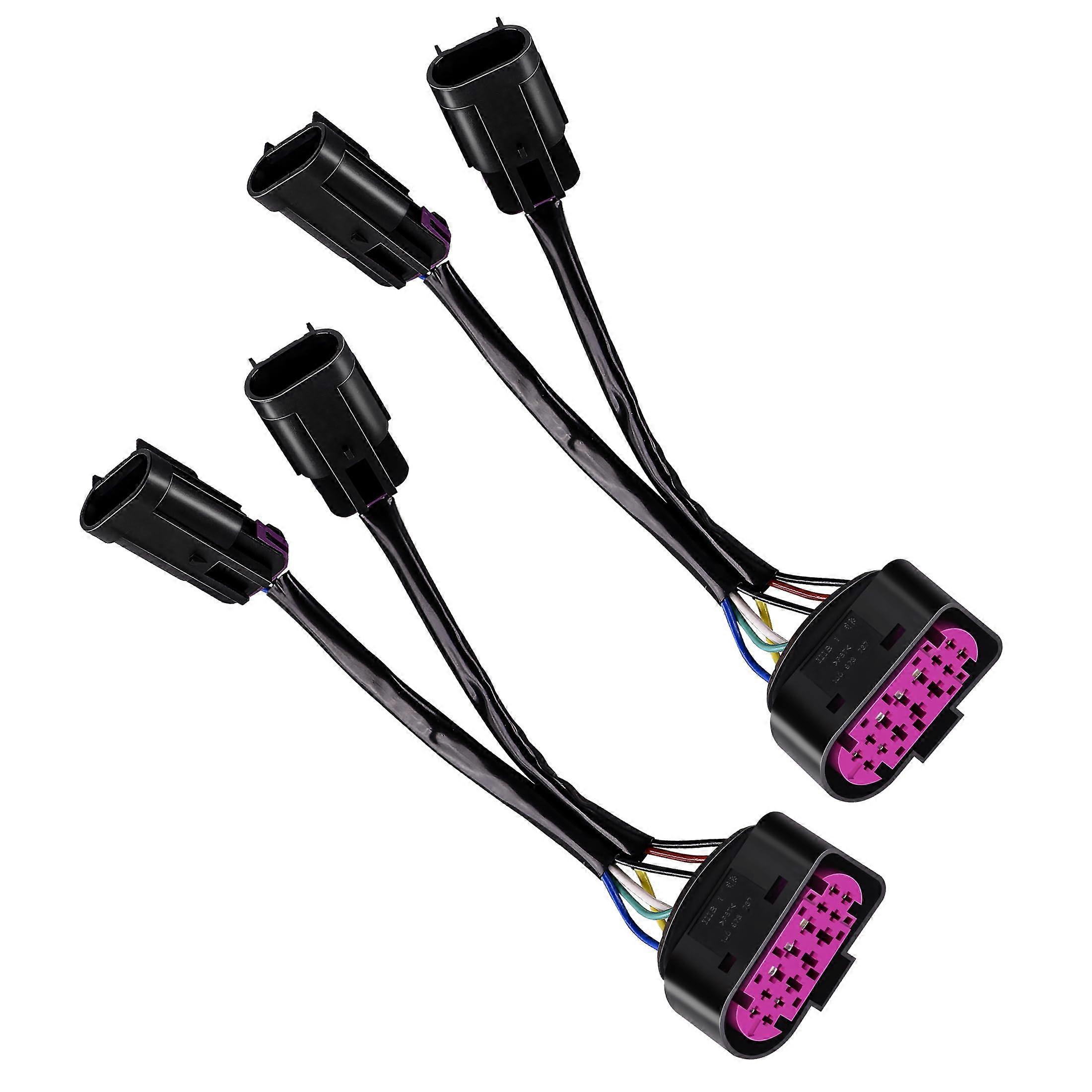 Headlight Conversion Harness Quad to Projector PlugandPlay Fit 20092018 1500 2500 3500 for Dodge Ram