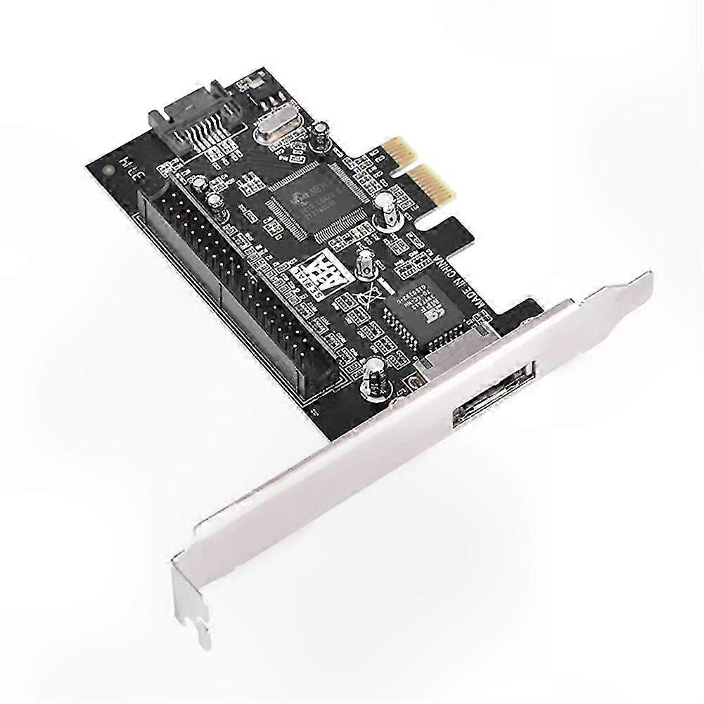 PCI-E to IDE ATA133 SATA II eSATA Adapter Card with RAID Support