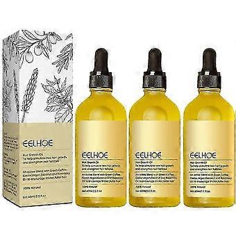 3X Hair Essential Oil for Hair Growth Loss Treatments Aids Against Hair-thinning Moisturizer