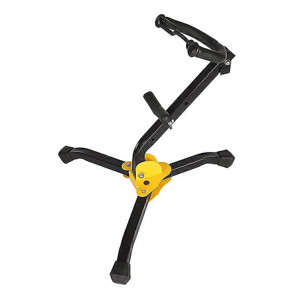 Saxophone Stand for Alto Tenor, Adjustable Folding Design with Padded Support and Stable Base