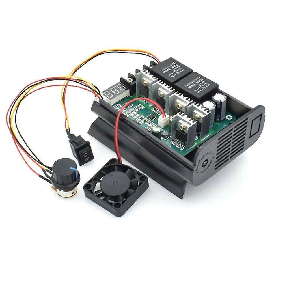PWM DC Motor Speed Controller 10V-55V CW CCW Reversible Digital Display Adjustable Speed Control Drive Module for Motor