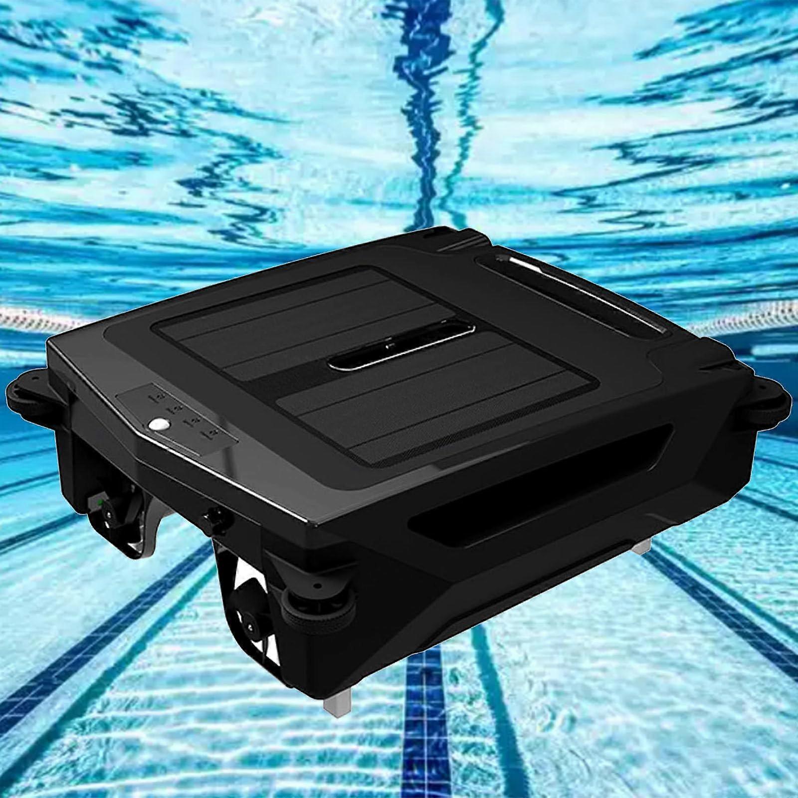 Solar Powered Robotic Pool Skimmer with Intelligent Radar Navigation and Large Debris Capacity