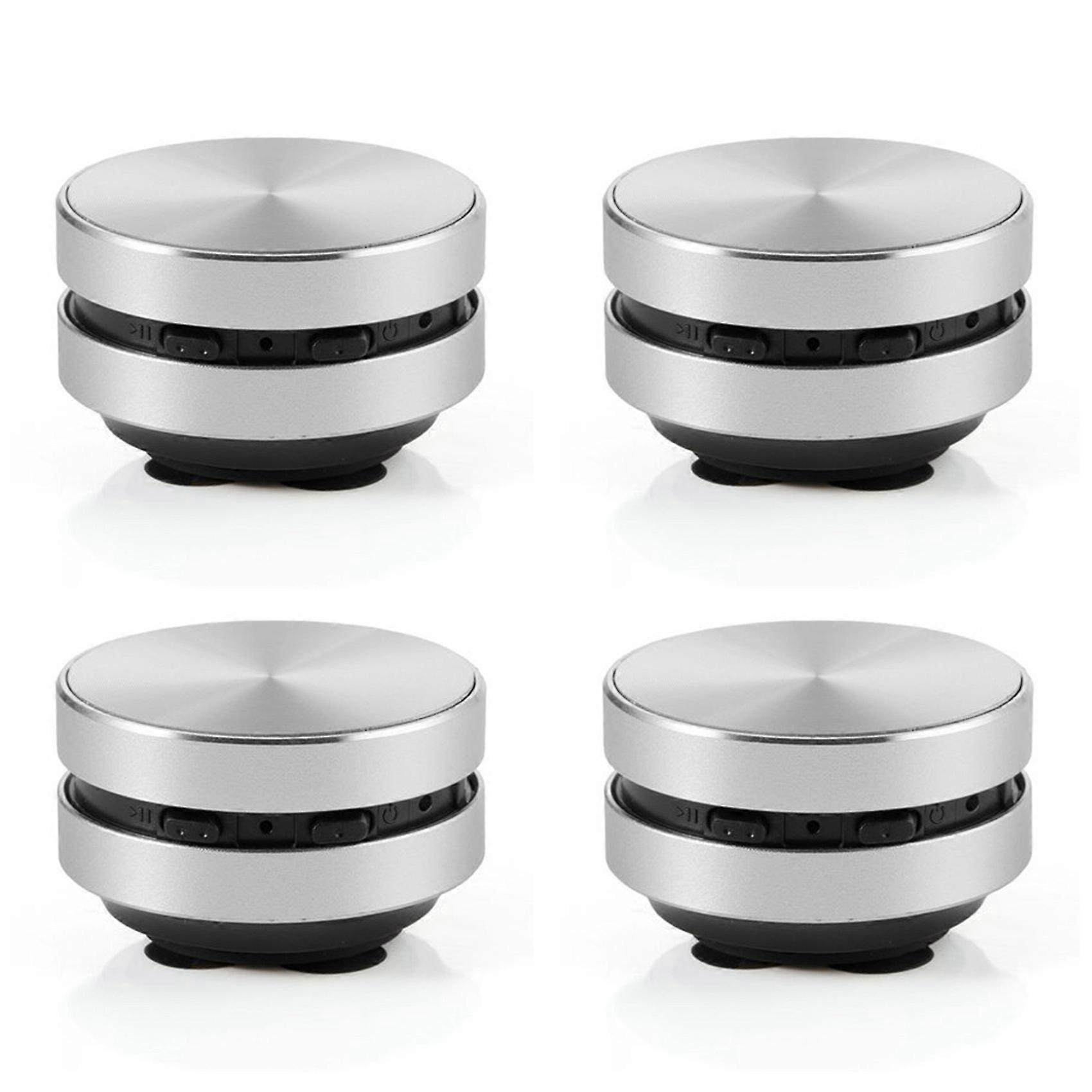 4X Portable Compatible Bone Conduction Speaker Stereo Sound Bluetooth Speaker(Silver)