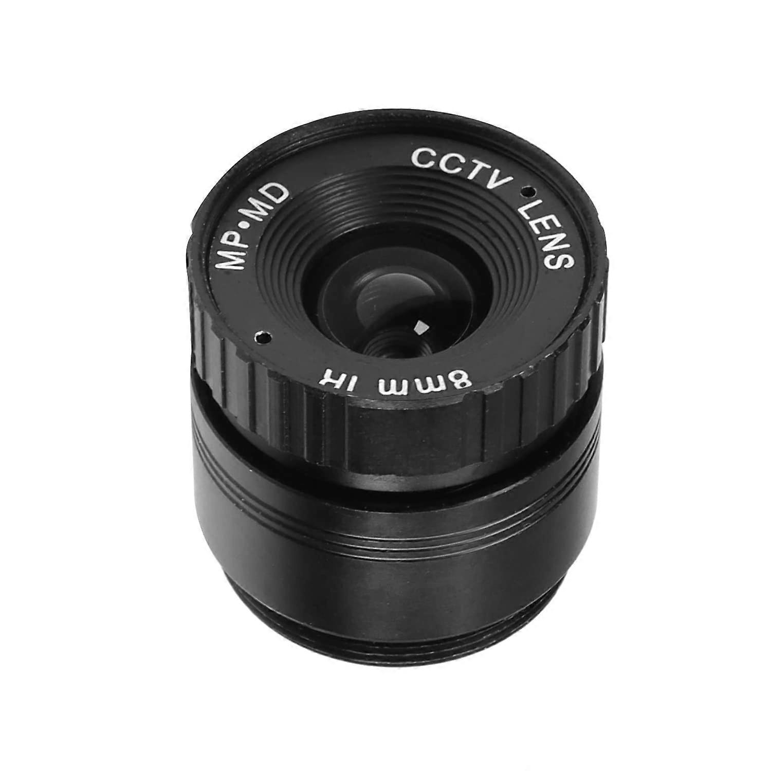 8mm CS Mount CCTV Camera Lens for 1/3 Inch Sensor, 720p Fixed Focus Panoramic View
