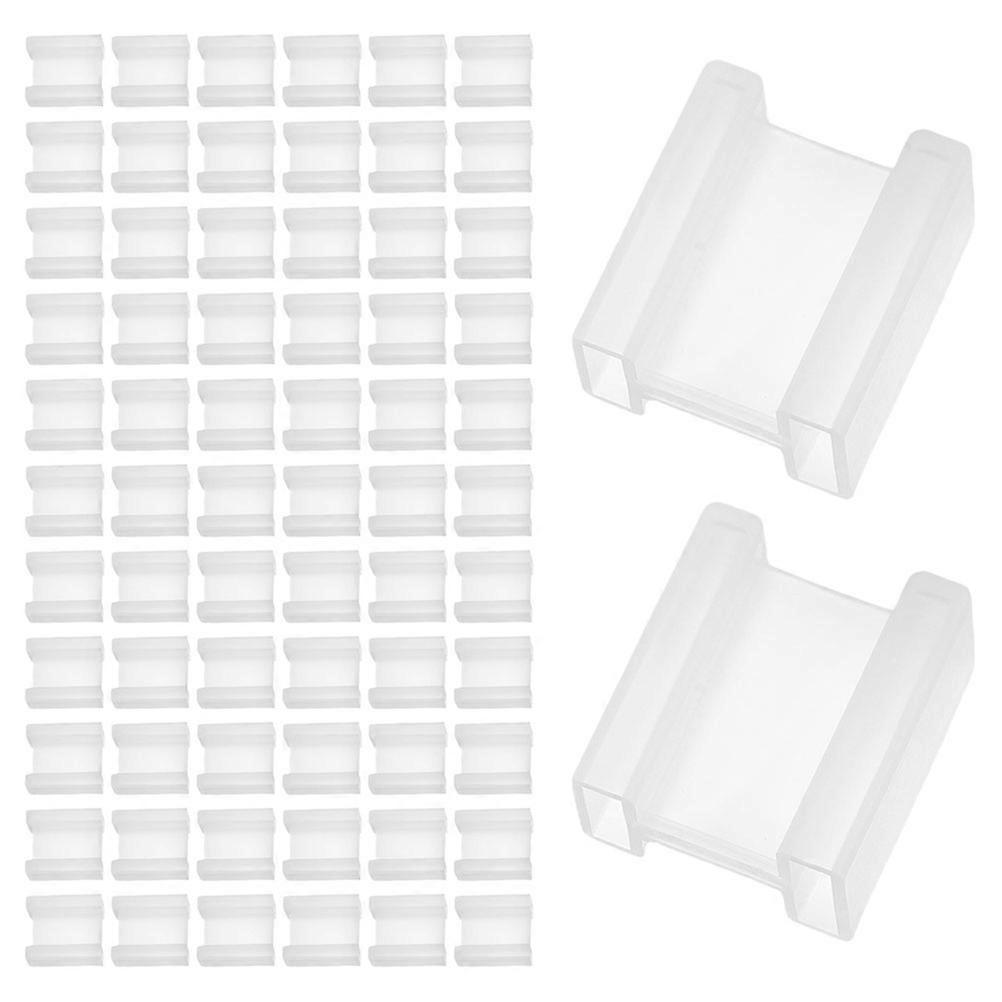 Power Plug Protective Covers for Commercial Use 200Pcs Transparent Plastic Shields