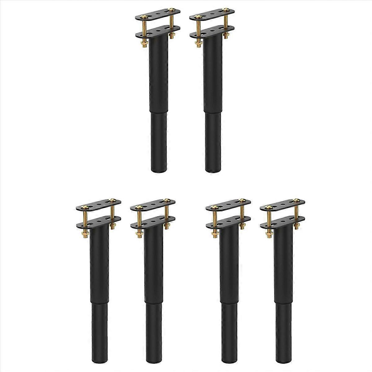 2PCS (7-13.5Inch) Adjustable Metal Bed Frame Support Legs